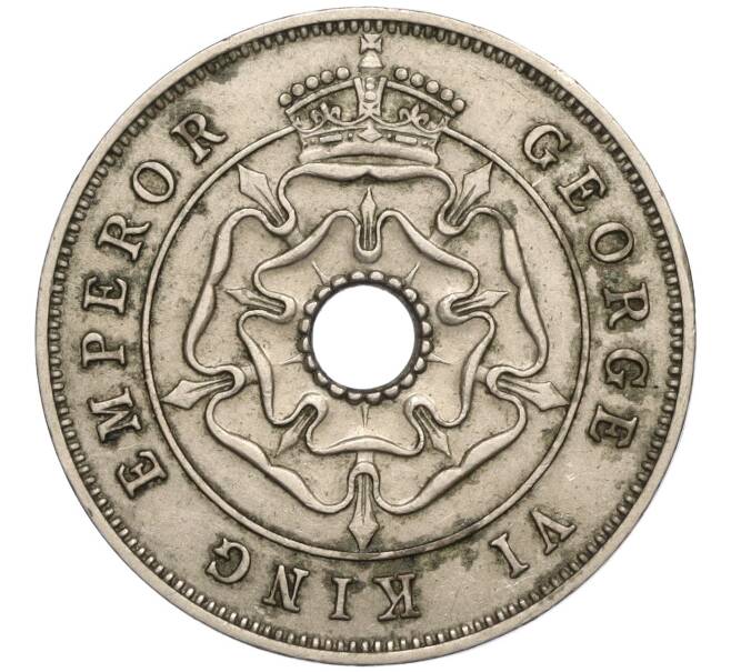 Монета 1 пенни 1937 года Южная Родезия (Артикул K11-121321)