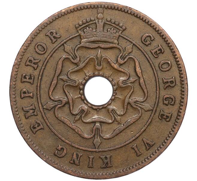 Монета 1 пенни 1942 года Южная Родезия (Артикул K11-121325)