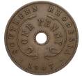 Монета 1 пенни 1947 года Южная Родезия (Артикул K11-121329)
