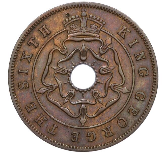 Монета 1 пенни 1952 года Южная Родезия (Артикул K11-121334)