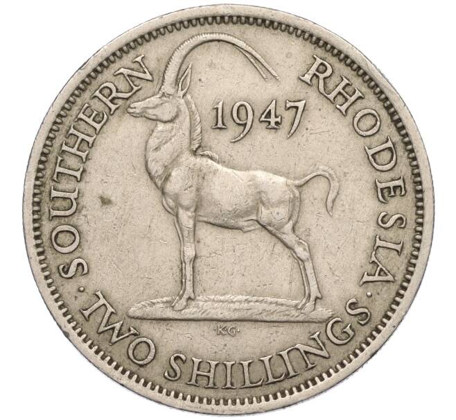 Монета 2 шиллинга 1947 года Южная Родезия (Артикул K11-121351)