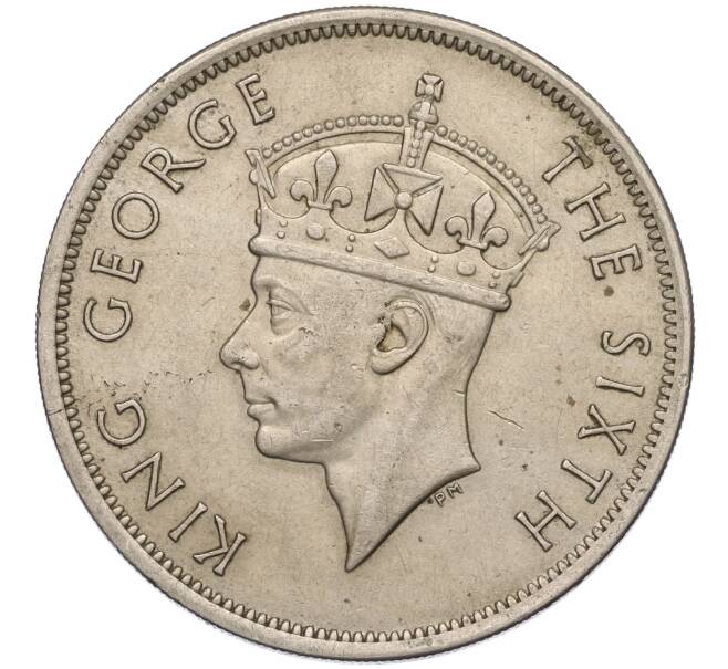 Монета 1/2 кроны 1950 года Южная Родезия (Артикул K11-121361)