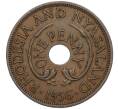 Монета 1 пенни 1956 года Родезия и Ньясаленд (Артикул K11-121368)