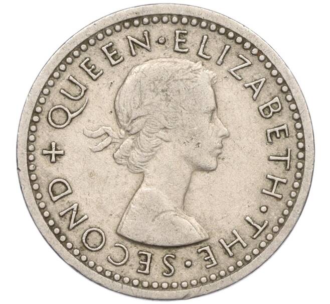 Монета 3 пенса 1957 года Родезия и Ньясаленд (Артикул K11-121388)