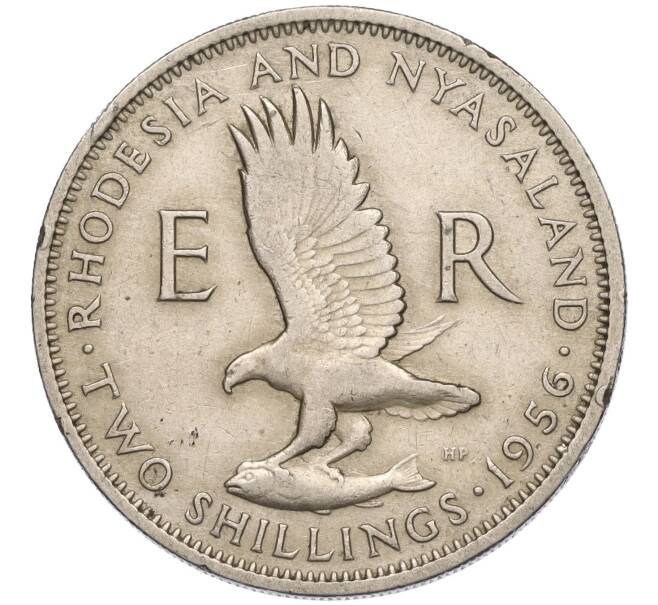 Монета 2 шиллинга 1956 года Родезия и Ньясаленд (Артикул K11-121391)