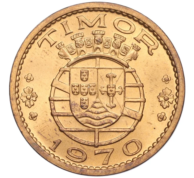 Монета 1 эскудо 1970 года Португальский Тимор (Артикул K11-121396)