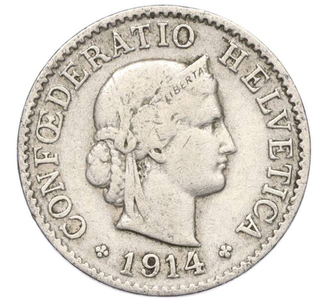 Монета 5 раппенов 1914 года Швейцария (Артикул K11-121443)
