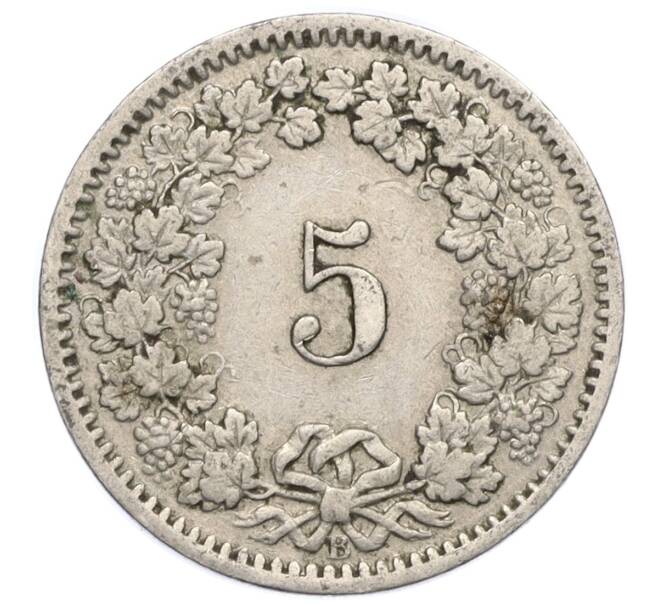 Монета 5 раппенов 1914 года Швейцария (Артикул K11-121445)