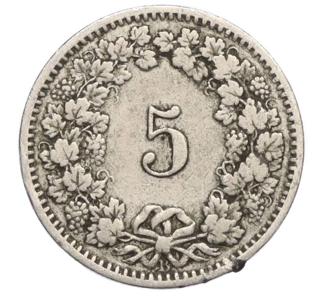 Монета 5 раппенов 1914 года Швейцария (Артикул K11-121446)