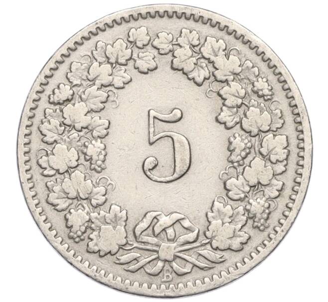 Монета 5 раппенов 1914 года Швейцария (Артикул K11-121451)