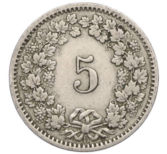 Монета 5 раппенов 1914 года Швейцария (Артикул K11-121454)