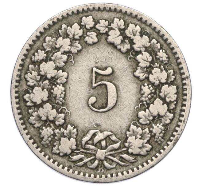 Монета 5 раппенов 1914 года Швейцария (Артикул K11-121463)