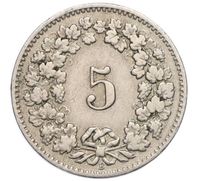 Монета 5 раппенов 1915 года Швейцария (Артикул K11-121464)