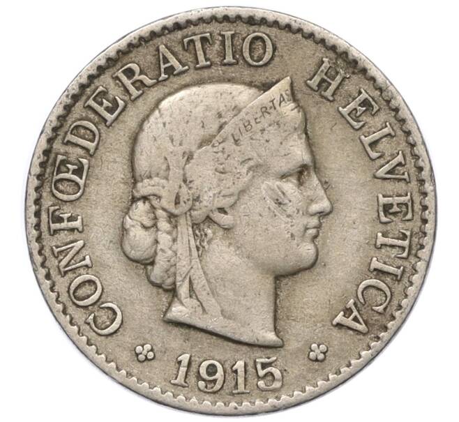 Монета 5 раппенов 1915 года Швейцария (Артикул K11-121468)
