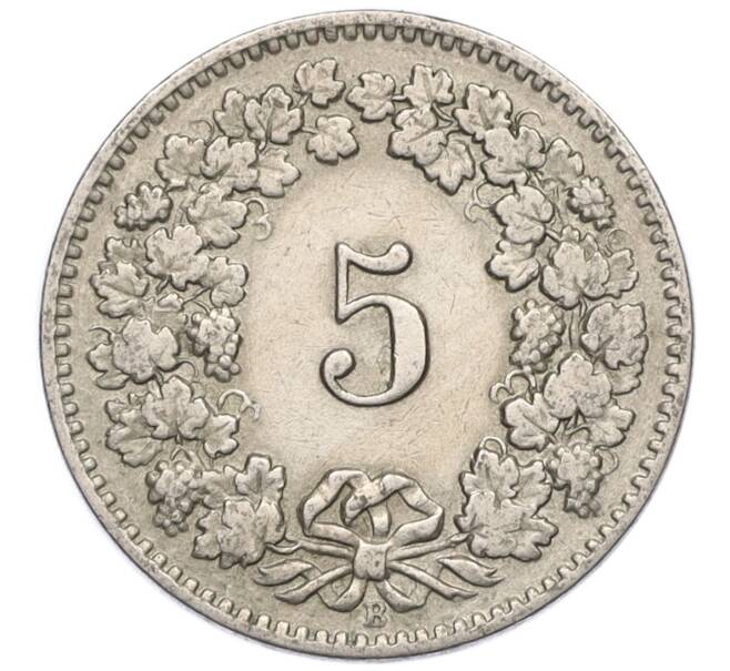 Монета 5 раппенов 1915 года Швейцария (Артикул K11-121470)