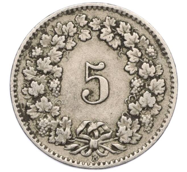 Монета 5 раппенов 1915 года Швейцария (Артикул K11-121471)