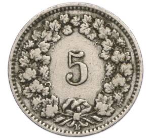 5 раппенов 1911 года Швейцария