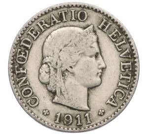 5 раппенов 1911 года Швейцария — Фото №1