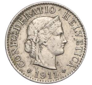 5 раппенов 1911 года Швейцария — Фото №1