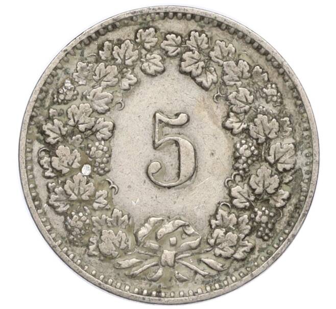Монета 5 раппенов 1911 года Швейцария (Артикул K11-121488)