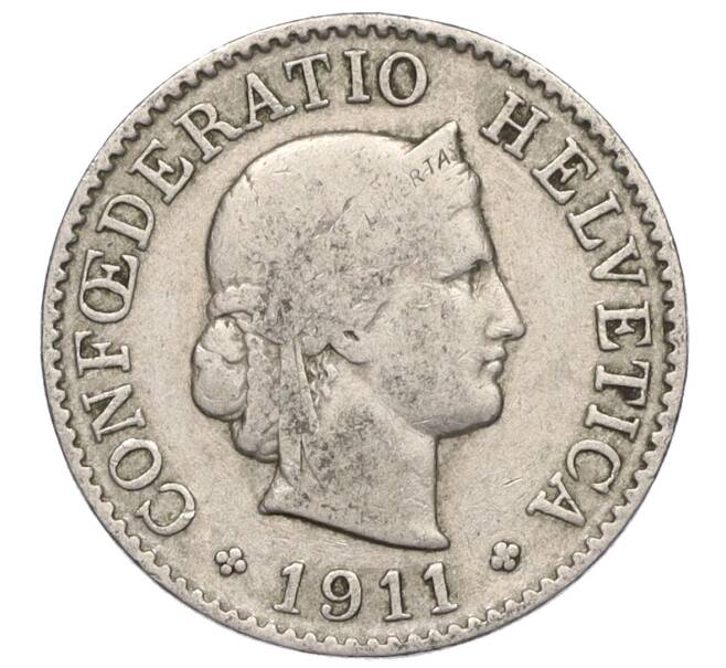 Монета 5 раппенов 1911 года Швейцария (Артикул K11-121494)