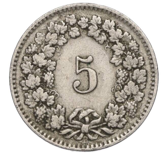 Монета 5 раппенов 1912 года Швейцария (Артикул K11-121500)