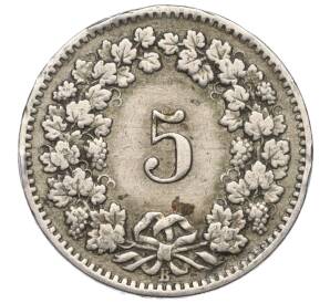5 раппенов 1912 года Швейцария