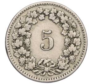 5 раппенов 1913 года Швейцария — Фото №2