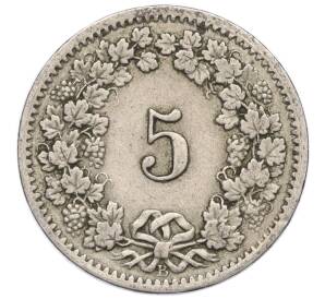 5 раппенов 1913 года Швейцария — Фото №2