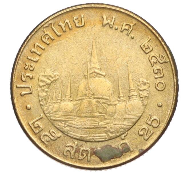 Монета 25 сатангов 1987 года (BE 2530) Таиланд (Артикул K11-121655)