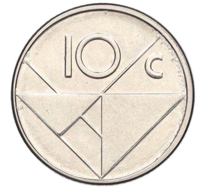 Монета 10 центов 2009 года Аруба (Артикул K11-121667)