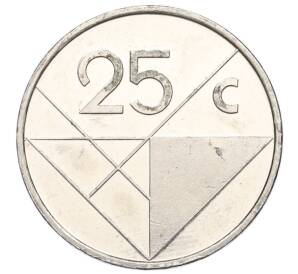 25 центов 1993 года Аруба