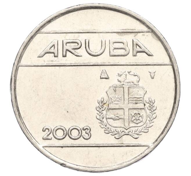 Монета 25 центов 2003 года Аруба (Артикул K11-121673)