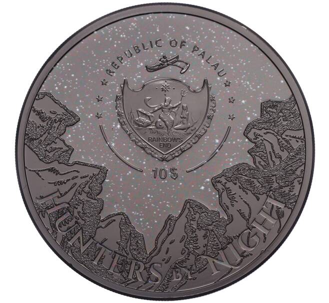 Монета 10 долларов 2023 года Палау «Ночные охотники — Кайман» (Артикул M2-72175)