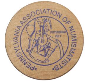 Жетон «Американская Нумизматическая Ассоциация (ANA) — Национальное монетное шоу в Питтсбурге» 2011 года США