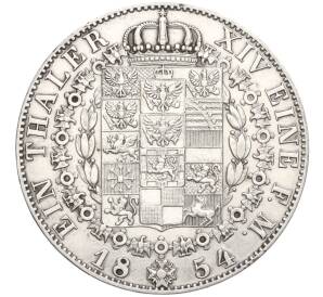 1 талер 1854 года Пруссия — Фото №2