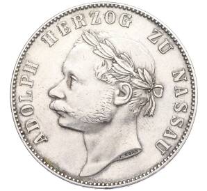 1 талер 1864 года Нассау «25 лет правлению Адольфа»
