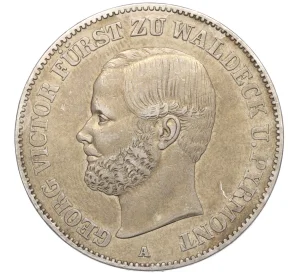 1 союзный талер 1859 года Вальдек-Пирмонт