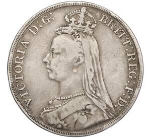 1 крона 1890 года Великобритания — Фото №2