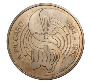 5 франков 1984 года Швейцария «100 лет со дня рождения Огюста Пикара» — Фото №1