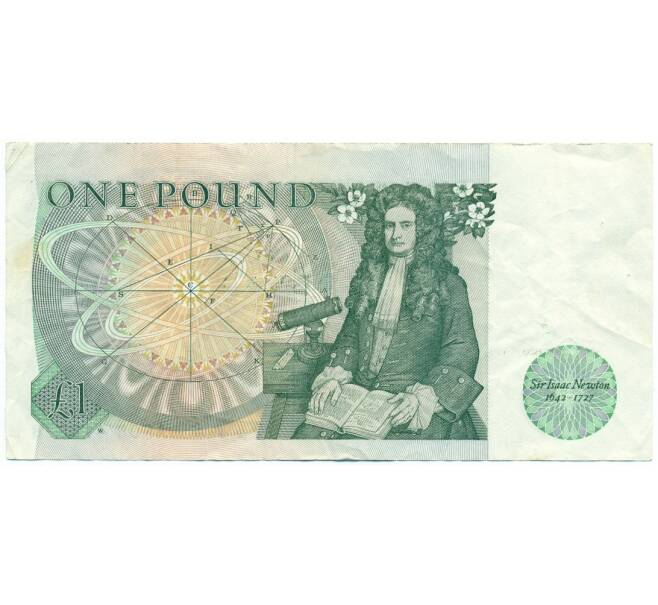 Банкнота 1 фунт 1982 года Великобритания (Банк Англии) (Артикул: K11-121877) — Фото №2