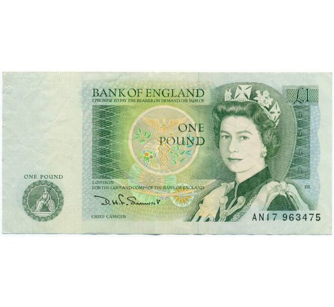 Банкнота 1 фунт 1982 года Великобритания (Банк Англии) (Артикул: K11-121881) — Фото №1