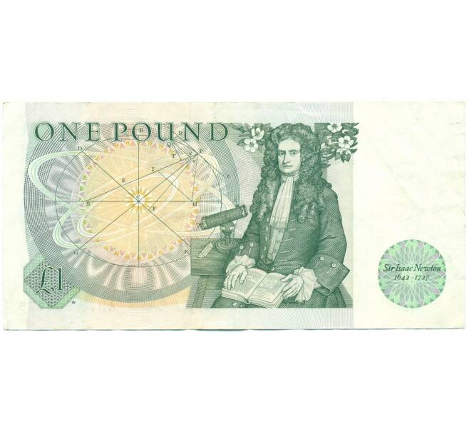 Банкнота 1 фунт 1982 года Великобритания (Банк Англии) (Артикул: K11-121881) — Фото №2