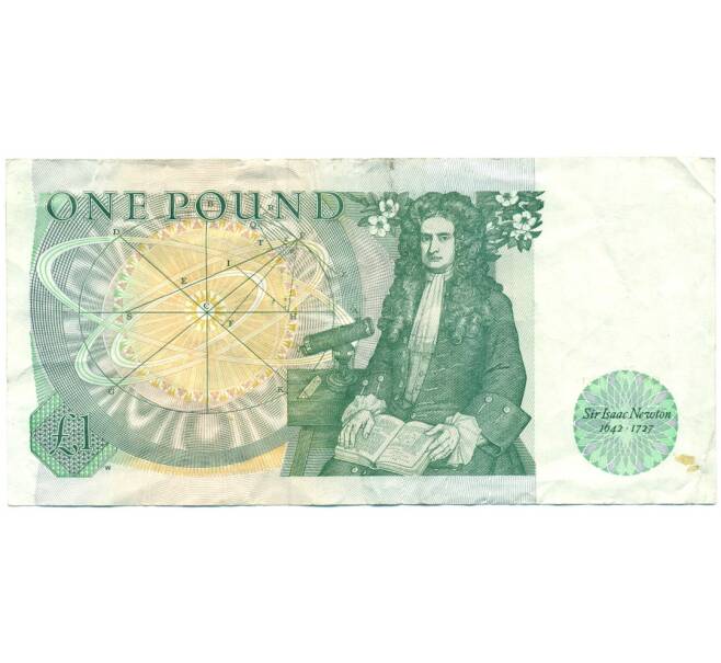 Банкнота 1 фунт 1982 года Великобритания (Банк Англии) (Артикул K11-121888)