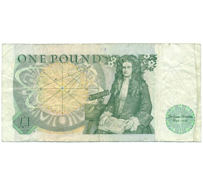 Банкнота 1 фунт 1982 года Великобритания (Банк Англии) (Артикул K11-121891)