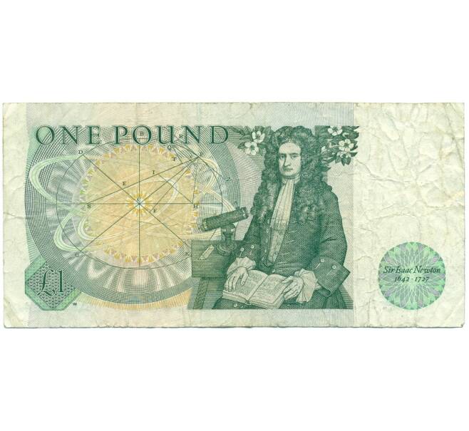 Банкнота 1 фунт 1982 года Великобритания (Банк Англии) (Артикул: K11-121892) — Фото №2