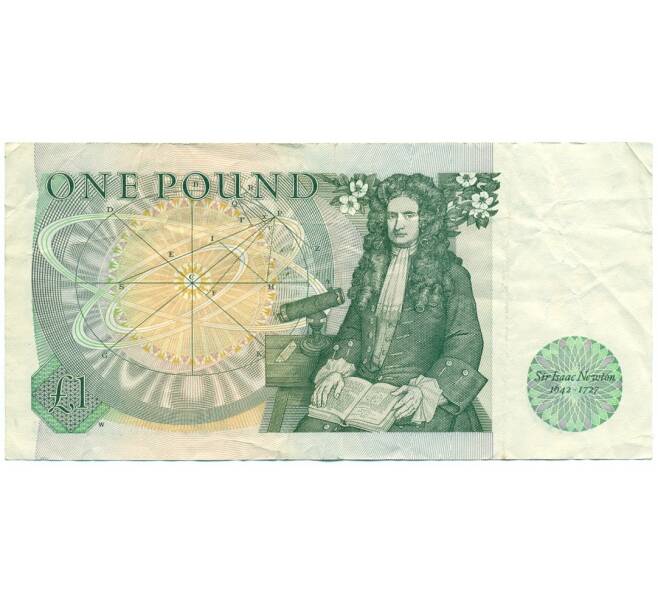Банкнота 1 фунт 1982 года Великобритания (Банк Англии) (Артикул K11-121893)