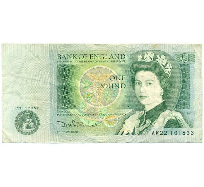 Банкнота 1 фунт 1982 года Великобритания (Банк Англии) (Артикул: K11-121897) — Фото №1
