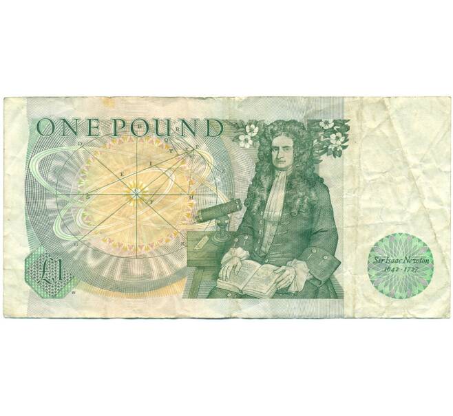 Банкнота 1 фунт 1982 года Великобритания (Банк Англии) (Артикул: K11-121897) — Фото №2