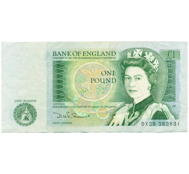 Банкнота 1 фунт 1982 года Великобритания (Банк Англии) (Артикул: K11-121923) — Фото №1